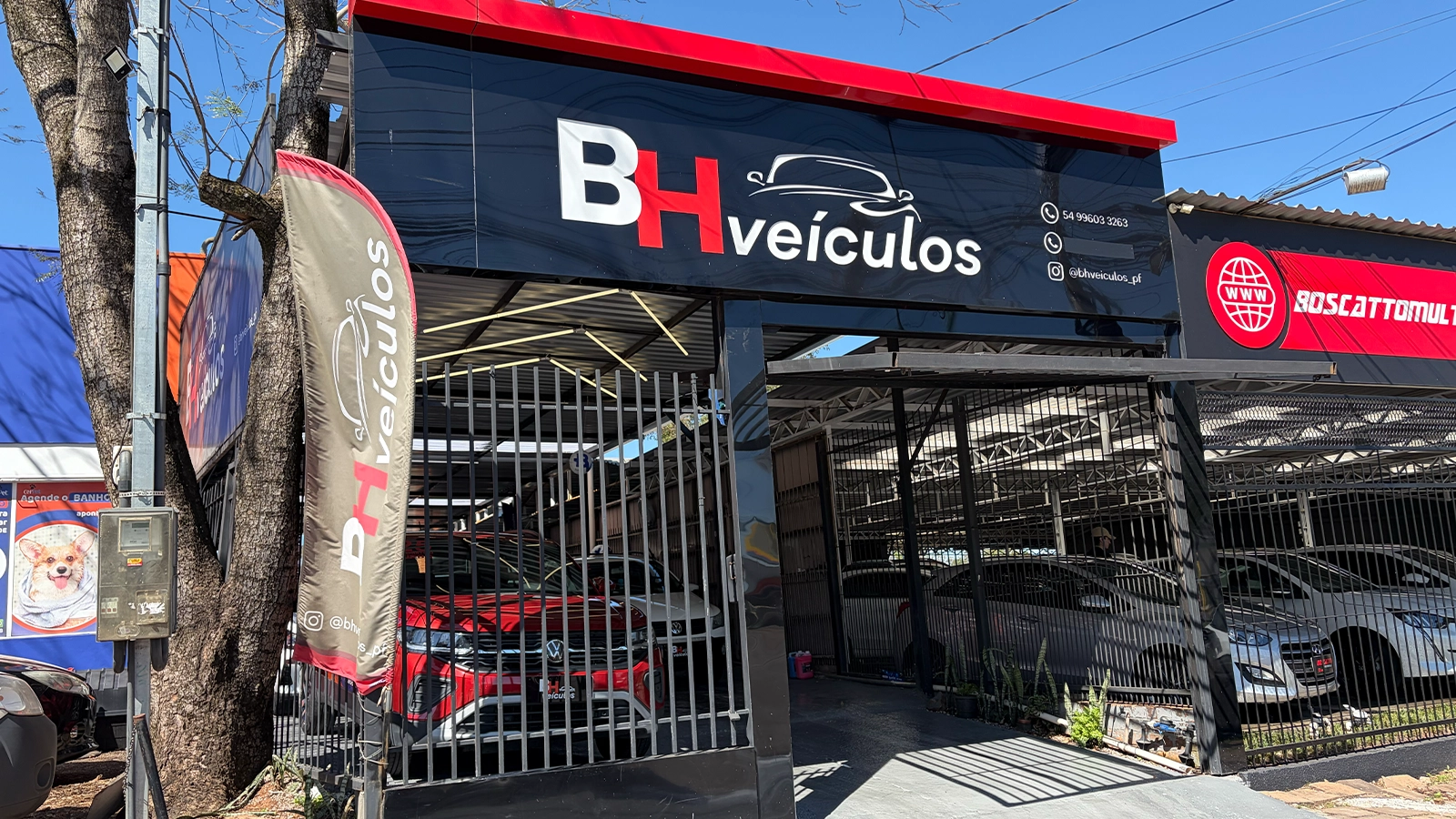 Fachada da BH Veículos